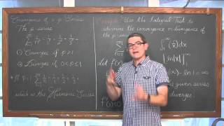 p Series Test for Convergence or Divergence Calculus 2 BC  READ DESCRIPTION