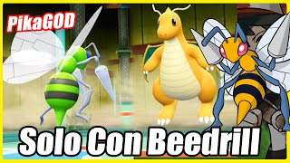 Derroté Pokémon Let's Go Pikachu  USANDO SOLO BEEDRILLS