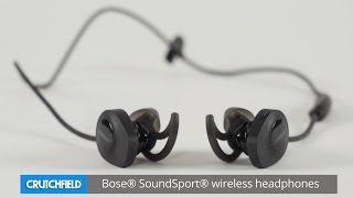 Bose SoundSport wireless headphones | Crutchfield video