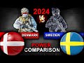 Denmark vs Sweden military power comparison 2024 | Sweden vs Denmark military power comparison 2024