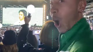 My reaction when Jimin starts talking!! @ BTS SoFi Stadium Concert