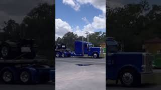 Close call! Who was at fault?? #peterbilt #semitruck #truck #trucking #wreck