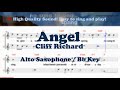 Angel - Cliff Richard (Alto Saxophone Sheet Music Bb Key / Karaoke / Easy Solo Cover)