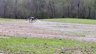 Drone Herbicide Application