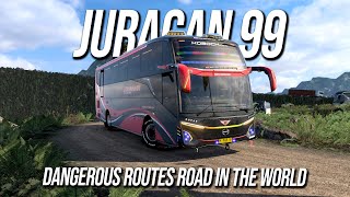 🔴 High skill Bus Driving on dangerous roads | Euro Truck Simulator 2 | eps 50 #simid #ets2  ETS2