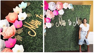Set up and Deliver with Me | Boxwood Hedge Backdrop with decor | NO PLYWOOD | HOW TO