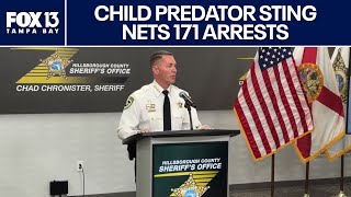 Florida teen rescued, child predator sting leads to 171 arrests