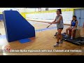 2 stride spike approach with indian clubbell and vertimax