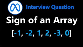 Sign of An Array - Leetcode 1822 - Python