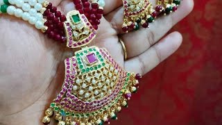 HyderabadI Nizam Traditional JADAU Replica \u0026 Punjabi 2 Gram Gold plated imitation #youtubevideo #v