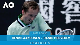Henri Laaksonen v Daniil Medvedev Highlights (1R) | Australian Open 2022
