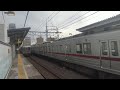 【東向島駅】東武スカイツリーライン（東武伊勢崎線）10000系電車10030型11663fと10000型11608fの発車。tobu skytree line tokyo japan train