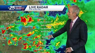 Flash flooding reported during strong storms in South Florida