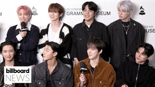 ATEEZ Talks Being A Part of Grammy Museum K-Pop Exhibit Their New Music & More | Billboard News