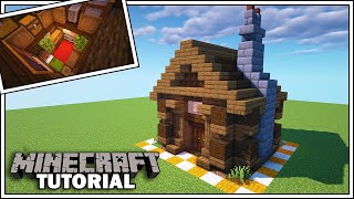 Minecraft 8x8 Log Cabin Tutorial