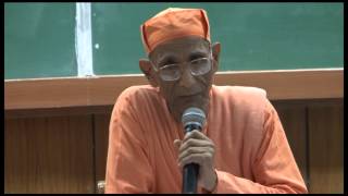 Swami Suhitananda Maharaj on "Swami Vivekananda's views on Nation Building" at IIT Kanpur