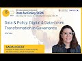 Exploring Data-Driven Governance I Interview with Sarah Giest on Data & Policy Journal