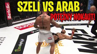 Szeliga potężny nokaut Araba! FAME MMA 13 #shorts