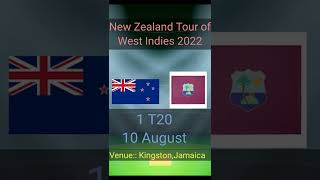 New Zealand vs West Indies 2022 | NZ vs WI 2022 | WI vs NZ Series | 3 T20 | Williamson | Gayle | T20