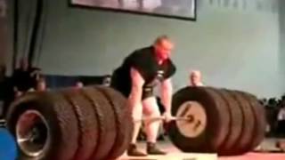 Most POwer Man in the WORLD - lifting 500KG