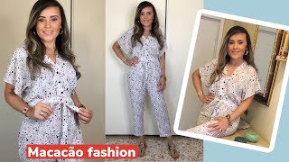 DIY: CORTE E COSTURA MACACÃO FASHION