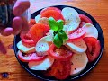 the most famous caprese salad recipe traditional authentic and extremely simple