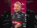 Valtteri Bottas trolling Alfa Romeo during interview, inner Kimi came thru #valtteribottas #f1