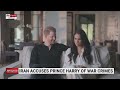 prince harry accused of war crimes by iranian regime