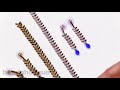 how to make simple drop earrings using crescent moon chain