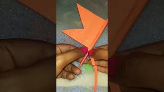 How to make bhagwa Flag #jI #shree #ram #likeshorts #shorts