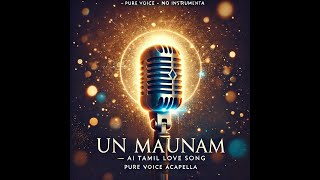 Un Maunam (உன் மௌனம்) - Pure Voice Acapella | No Instruments, Just Emotions! #tamilsong  #aimusic