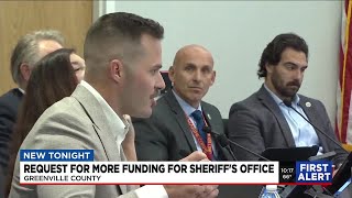 Request for more funding for Greenville Co. sheriff's office