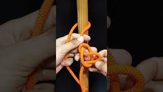 How to tie Bowline knot around an object #shorts
