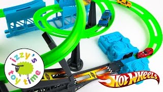 Cars  | Hot Wheels Toys and Fast Lane Riptide Raceway Playset - Fun Toy Cars