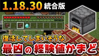 クリックするだけの最強経験値かまどが復活してしまいそう[マイクラ統合版/Preview 1.18.30~1.19/Bedrock]