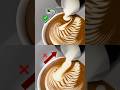 Latte art tutorial 拉花教學天鵝步驟#coffee #shorts #latteart