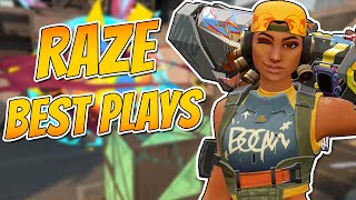 Raze EPIC PLAYS - This is how Valorant Pros play Raze (Valorant Raze Clips)