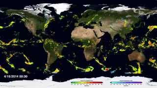 NASA | First Global Rainfall and Snowfall Map from New Mission