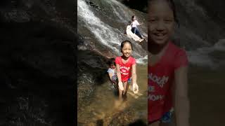 Vacation trip to Areeckal water falls with my sister