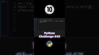 Can You Solve This Python Index Puzzle? ๐ #PythonChallenge