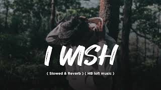 I Wish - Arpit Dayal ( Slowed \u0026 Reverb ) HB lofi music