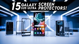 Top 15 Best Galaxy S25 Ultra Screen Protectors!  