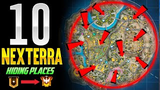 Top 10 Secret Places || Nexterra Map Hidden Places || Tips and Tricks Garena Free Fire -4G Gamers