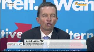 BTW 2013: Pressekonferenz der AfD am 23.09.2013