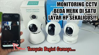 Cara Monitoring Jarak Jauh Berbagai Merk CCTV Menjadi Satu di Layar HP Bisa 16 CCTV Sekaligus