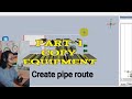 create piping route S3D, part-1 copy equipment