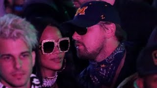 Rihanna All Smiles With Leonardo DiCaprio at Coachella's Neon Carnival -- See the Pics!