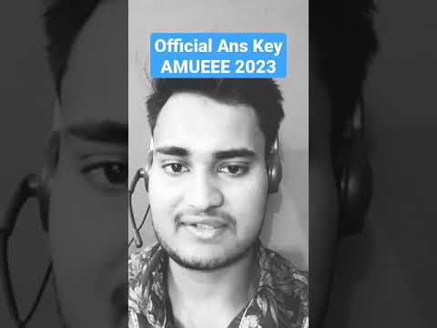 Official Answer Key AMU B.Tech Entrance 2023 || AMUEEE 2023 Answer Key ...