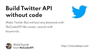 Setup Twitter API without coding #api #twitter