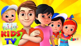 Finger Family Song | Junior Squad Cartoons | Nursery Rhymes & Baby Songs - Kids TV